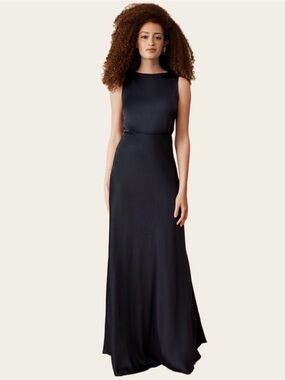 BHLDN | Dresses | Bhldn Selma Halter Satin Maxi Dress | Poshmark